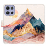 Flip pouzdro iSaprio - Motorola Moto G86 5G - Beautiful Mountains s kapsičkami na karty (Flipové knížkové pouzdro, obal, kryt iSaprio s přihrádkami na karty a motivem)