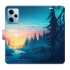 Flip pouzdro iSaprio - Xiaomi Redmi Note 12 Pro 5G / Poco X5 Pro 5G - Magical Landscape - kapsičky na karty (Knížkový flip kryt, obal, pouzdro iSaprio na mobil Xiaomi Redmi Note 12 Pro 5G / Poco X5 Pr