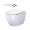 Cersanit Zen Závesné WC s doskou SoftClose, CleanOn, biela S701-428