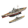 REVELL Gift-Set loď 05637 The Legendary Bismarck + 1:1200 1:700