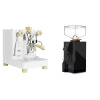 Lelit Bianca PL162T V3, white + Eureka Mignon Perfetto, BL black