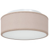 zahrada-XL Stropné svetlá s plochou montážou Taupe 30 cm Látka E27 42001205