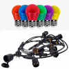 Vonkajšia dekoračná reťaz GIRLANDA - Garden Garland 10MB Multikolor Ball 10x LED 4W (Vonkajšia dekoračná reťaz GIRLANDA - Garden Garland 10MB Multikolor Ball 10x LED 4W)