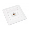 Solarix Networks Limited Zásuvka dátová SX9-1-5E-UTP-WH 1xRJ45 pod omietku - 23100095