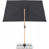 DOPPLER Slnečník záhradný ALU WOOD AX, 220 × 300 cm D-840, antracit