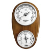 Nástenný drevený barometer s vlhkomerom JVD BA231/11