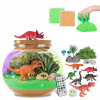 Dinosauria kreatívna súprava kúzelné terárium DIY nočné svetlo pre deti