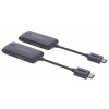 PREMIUMCORD HDMI Wireless extender, Mini, FULL HD 1080p na 20m, Šedá