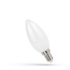 LED žiarovka svieca E-14 230V 4W COG teplá biela MILKY, SPECTRUM WOJ14069