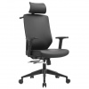 Čierne kožené ergonomické kreslo HELLS Chair HC-1052, HC__5907196011429