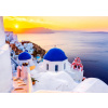 ENJOY Puzzle Východ slnka nad Santorini, Grécko 1000 dielikov