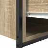 vidaXL skrinka pod umývadlo so zásuvkami dub sonoma 90x34,5x60 cm - Hnedá - 254990-270817