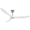 CasaFan ECO GENUINO 152 BN-MW stropný ventilátor, 16.6 W, (Ø x v) 1520 mm x 285 mm, chróm, 315224; 315224