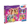 EDUkit - Princess 4v1 (pexeso, 48 + 30 puzzle, 6 kostek)