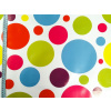 PVC gumený obrus šírka 140cm - Pestré veľké bodky