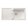Blanco Adira Silgranitový drez, 99x49 cm, s ovládaním odtoku a príslušenstvom, InFino, biela 527629