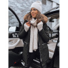 SNOWFALL dámska bunda parka čierna (ty4087) Green Camo S