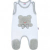Luxusné dojčenské dupačky New Baby Honey Bear s D aplikáciou