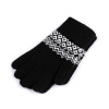 Dámske / dievčenské pletené rukavice - čierna