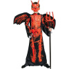 Detský karnevalový kostým Čert kostra 130 - 140 cm