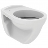 Ideal Standard Eurovit - Závesné WC, ploché splachovanie, biela V340301