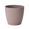 KVETINÁČ MIKA ECO RECYCLED S PODMIENKOU 230MM SIVO-BÉŽOVÝ*4520