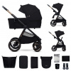 KINDERKRAFT Kočárek kombinovaný Nea 2 2v1 Midnigth Black (KSNEA002BLK2000)