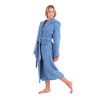 Dámsky župan Athena s kapucňou 3116 Denim Light - Vestis XXL