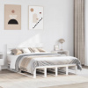zahrada-XL Posteľ bez matraca biela 140x190 cm masívna borovica 3302316