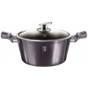 Kastról BERLINGERHAUS Kastról s pokrievkou s mramorovým povrchom Carbon PRO Line 28cm (BH-6894)