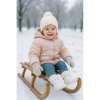 Tuptusie Ponožky pre deti froté 16-18cm - 4-8 rokov biele
