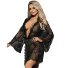 Subblime Lace Peignoir Flared Sleeves S/M