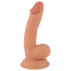 Mr. Rude upínacie dildo na semenníky 18 cm prírodné