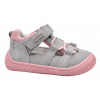 Protetika - Dievčenské barefoot sandálky KENDY GREY Veľkosť: 27, Veľkosť od päty k špičke v cm: 17,5