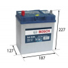 Bosch autobatéria 40Ah, S4 12V 330A, 0 092 S40 190