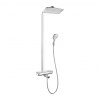 Hansgrohe Raindance Select E, Showerpipe 360 1jet s vaňovým termostatom, biela/chrómová, HAN-27113400