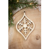 Drevená vianočná ozdoba Oliva K2