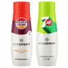 Sada 2x Sirup Sodastream Shwip Shwap Cola Pomaranč + 7UP Free Bez cukru