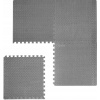 Gumená PODLAHA PUZZLE do posilňovne Ochranná PODLOŽKA pod stroje sivá 1,2x1,2m