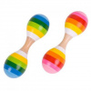 Bigjigs Toys spojené drevené rumba gule 1 ks