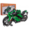 Sada kociek Športový motocykel Zelená 2304 ks