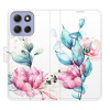 Flip pouzdro iSaprio - Motorola Moto G86 5G - Beautiful Flower s kapsičkami na karty (Flipové knížkové pouzdro, obal, kryt iSaprio s přihrádkami na karty a motivem)