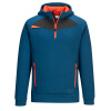 PORTWEST Mikina DX467 s kapucí, krátký zip POR-DX467MBRXXXL 3XL Modrá metro