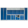 Kvalitný PROFI BLUE dielenský nábytok 4235 x 495 x 2000 mm - MTGS1301AL