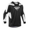 FLY RACING dres KINETIC SYM, FLY RACING - USA 2025 (černá/bílá) - 2XL