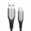 Vention CODHD USB 2.0 A a USB-C 3A, 0,5m, sivý