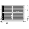 MAHLE Kondenzátor, klimatizace BEHR AC 885 000S