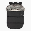 NEW BABY Luxusný zimný fusak s kapucňou s uškami Alex Fleece black 45x75 čierna