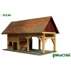 WALACHIA - kolna (Dřevěná stavebnice WALACHIA - kolna; 131 dílků)