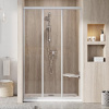 Ravak Supernova - Sprchové dvere trojdielne ASDP3-90, 87-91 cm, satin/číre sklo 00V70UR2Z1